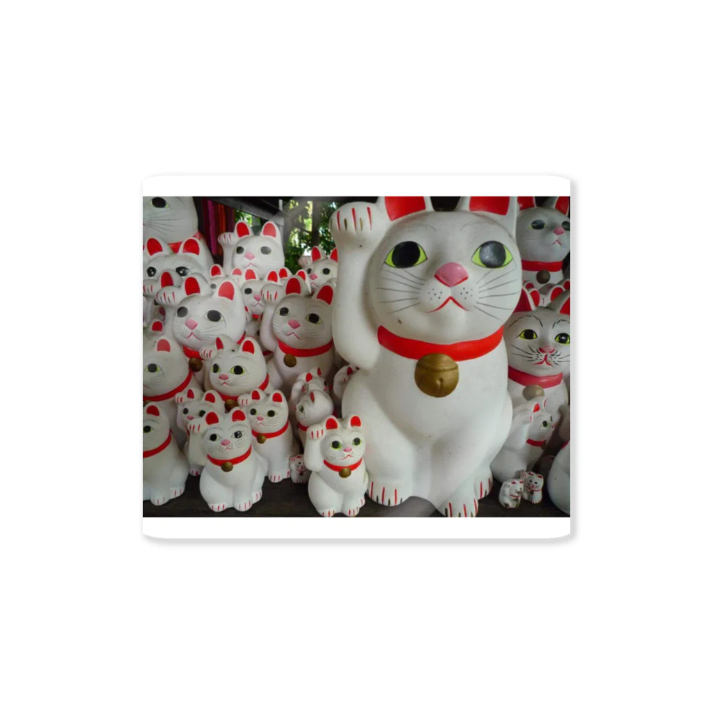 turquoiseBのManeki-NeKo ステッカー