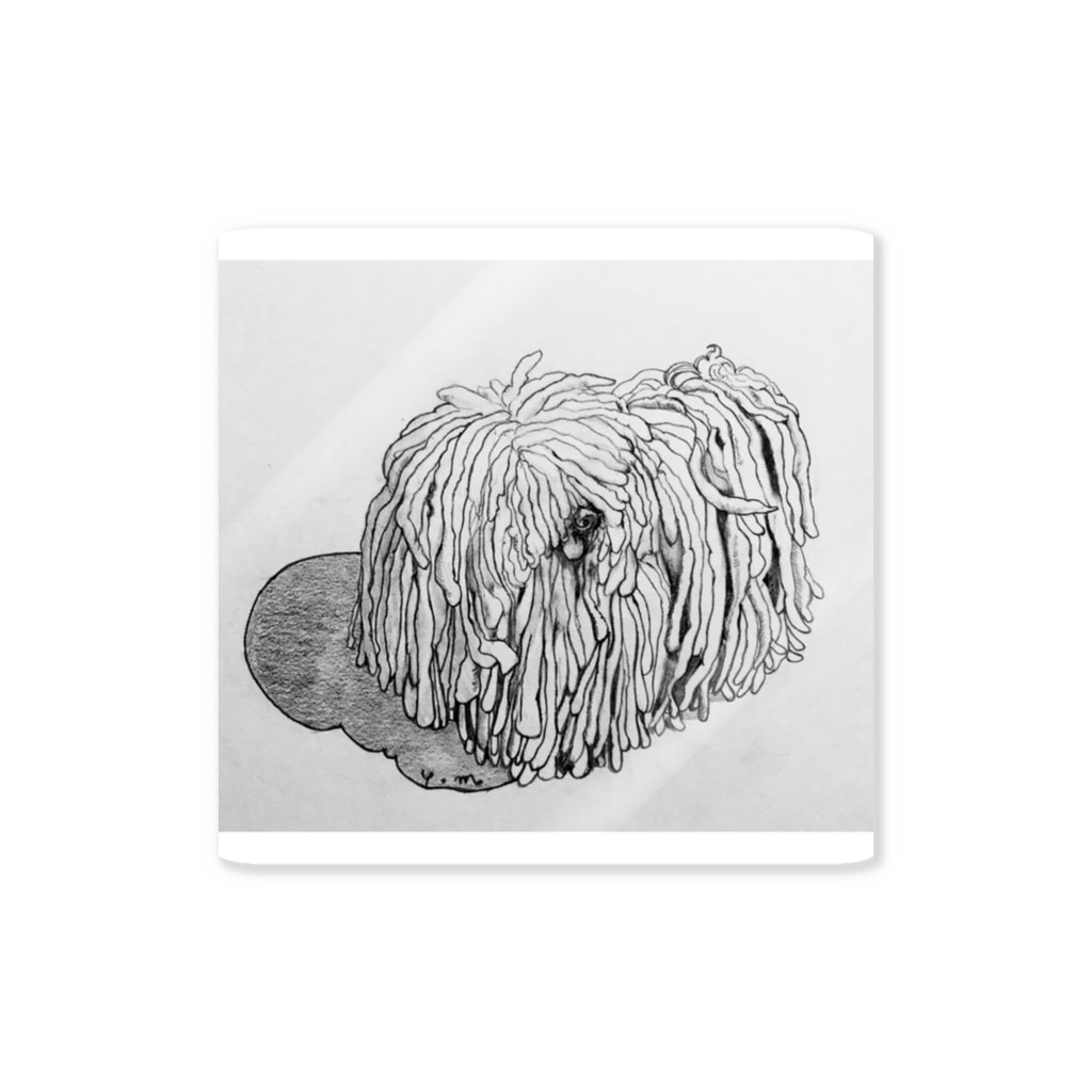 かしこいプーリー犬が振り向いた Puli Illustration 光平洋子 Yokomitsudaira のステッカー通販 Suzuri スズリ かしこいプーリー犬が振り向いた Puli Illustration 光平洋子 Yokomitsudaira のステッカー通販 Suzuri スズリ