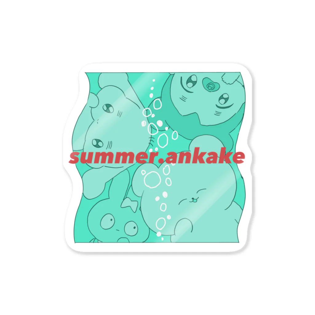 あけち旅太郎のsummer.ankake ステッカー