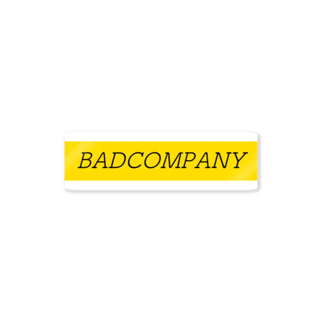 バッドカンパニーのBADCOMPANY ステッカー