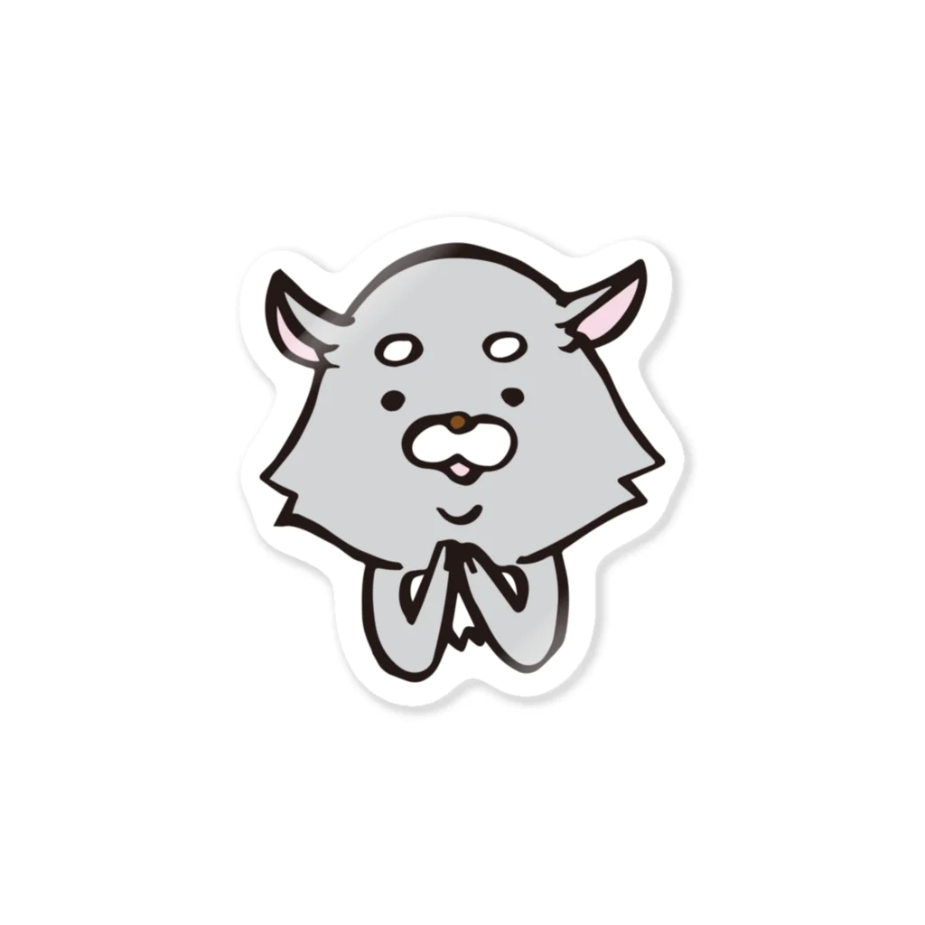 大阪人狼ラボの旧ロゴに嫉妬する人狼くん Sticker