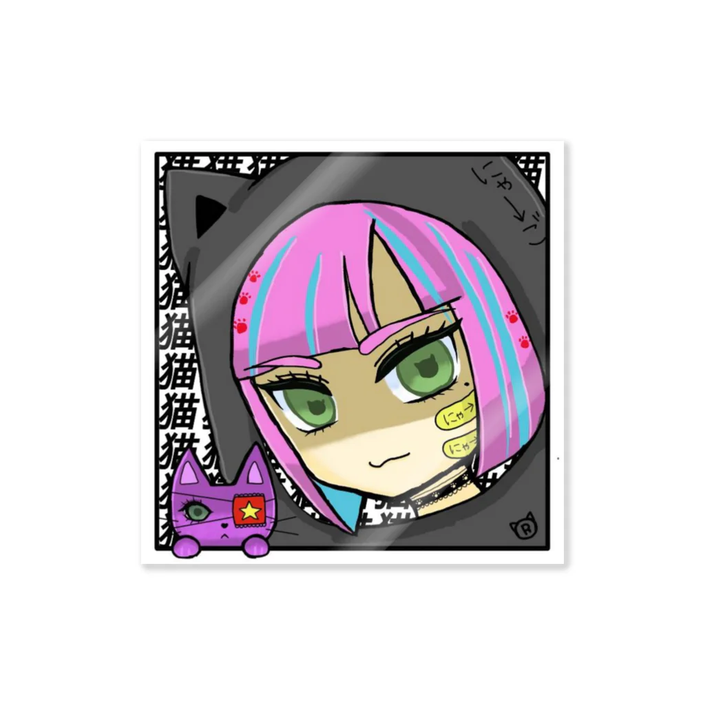 game._.nekoの猫女子 Sticker