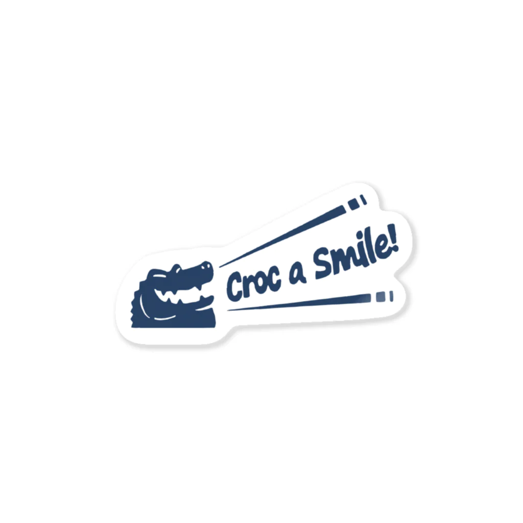 西廻りのCroc a Smile! ステッカー