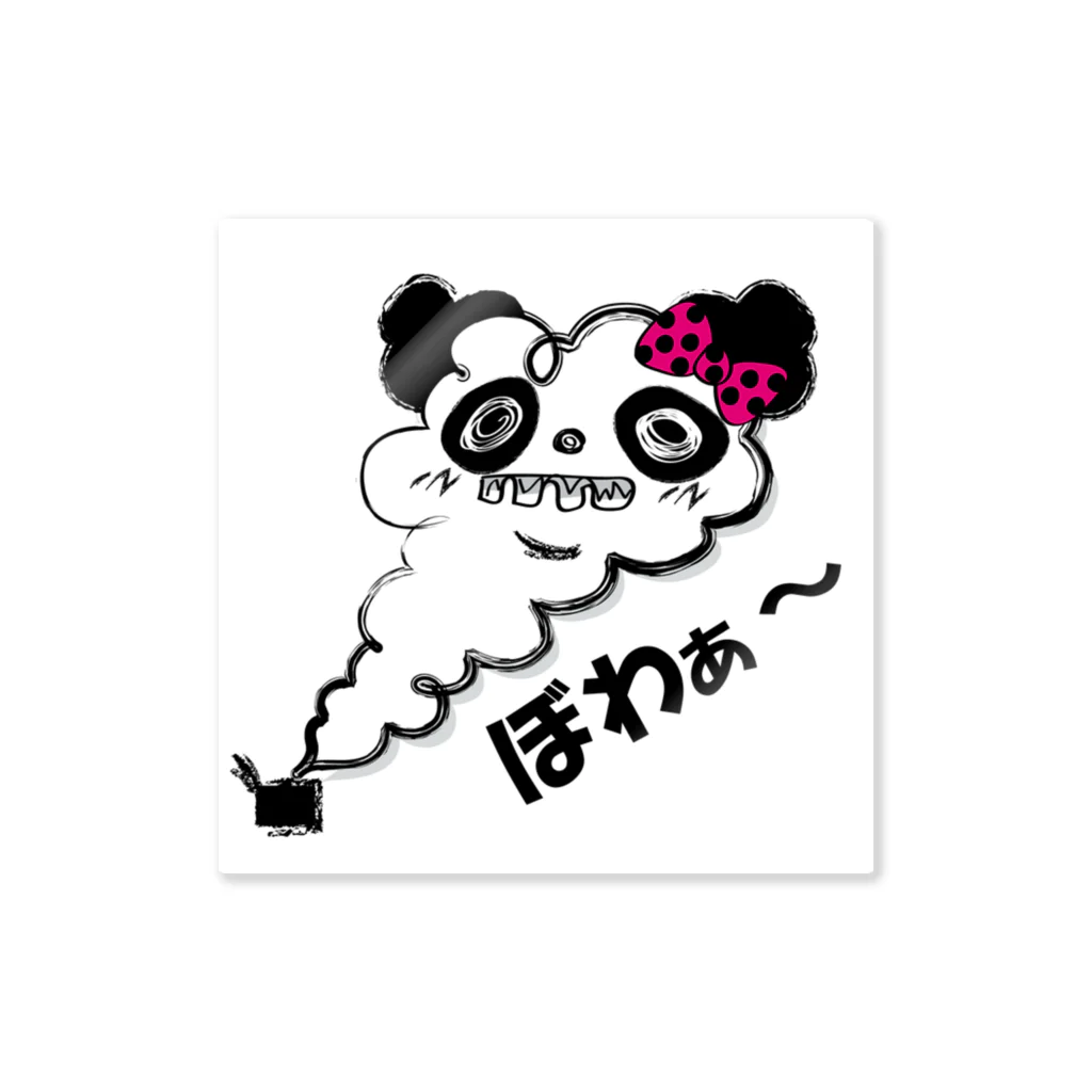 mirinarinaのMOKUMOKU  PANDA Sticker