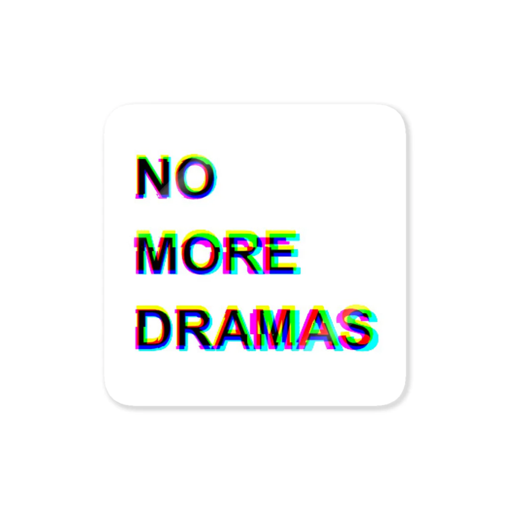 Nattie Kaneko | 金子 夏季のNO MORE DRAMAS ステッカー