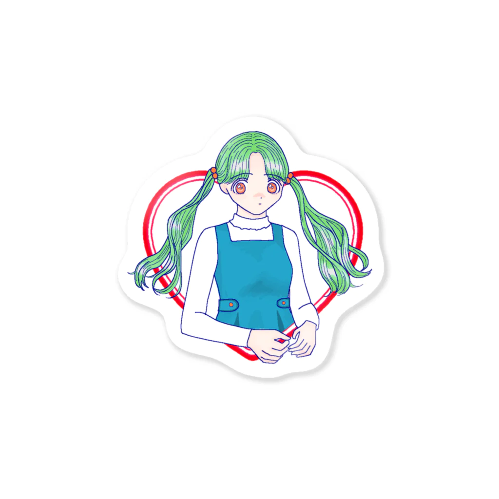 gagigugegoのハートの中に住んでるちゃん Sticker