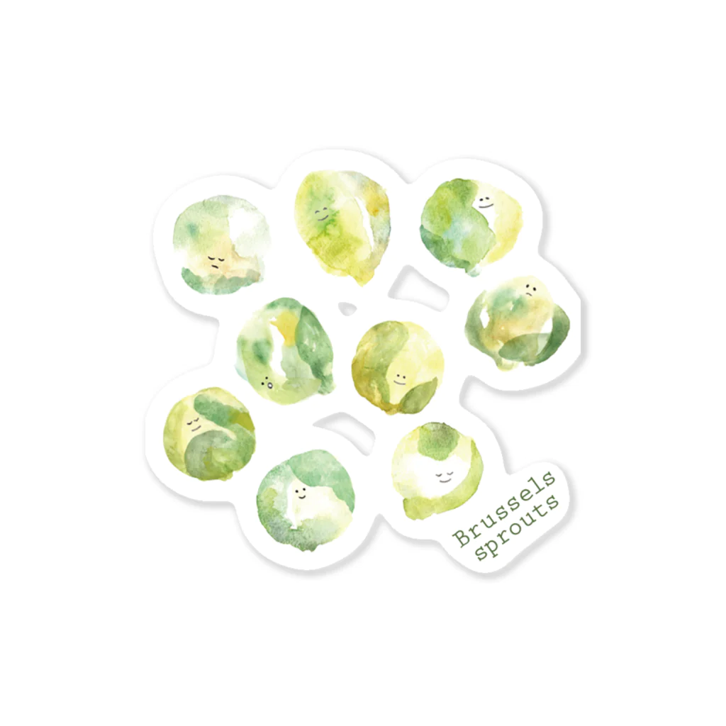 toroiの芽キャベツ Sticker