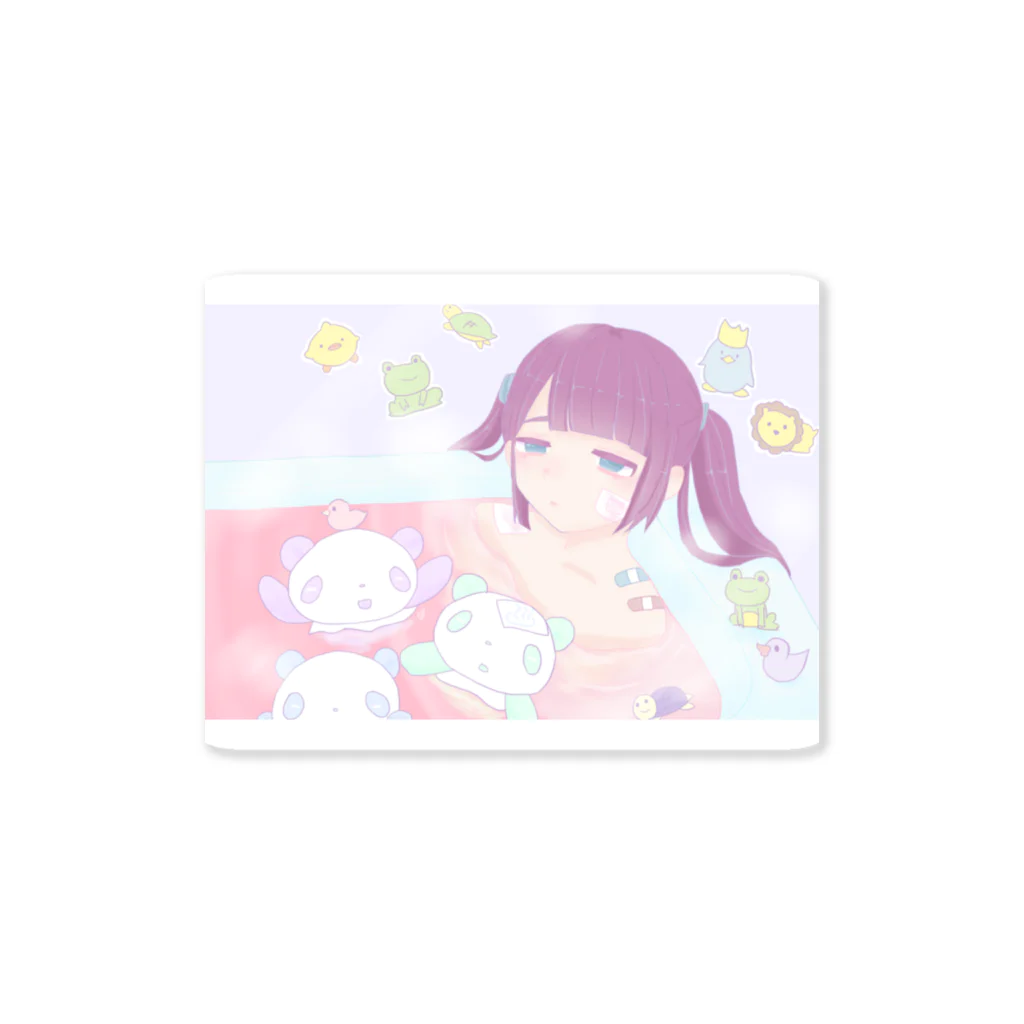 Fuka🐼の風呂と女とパンダ Sticker