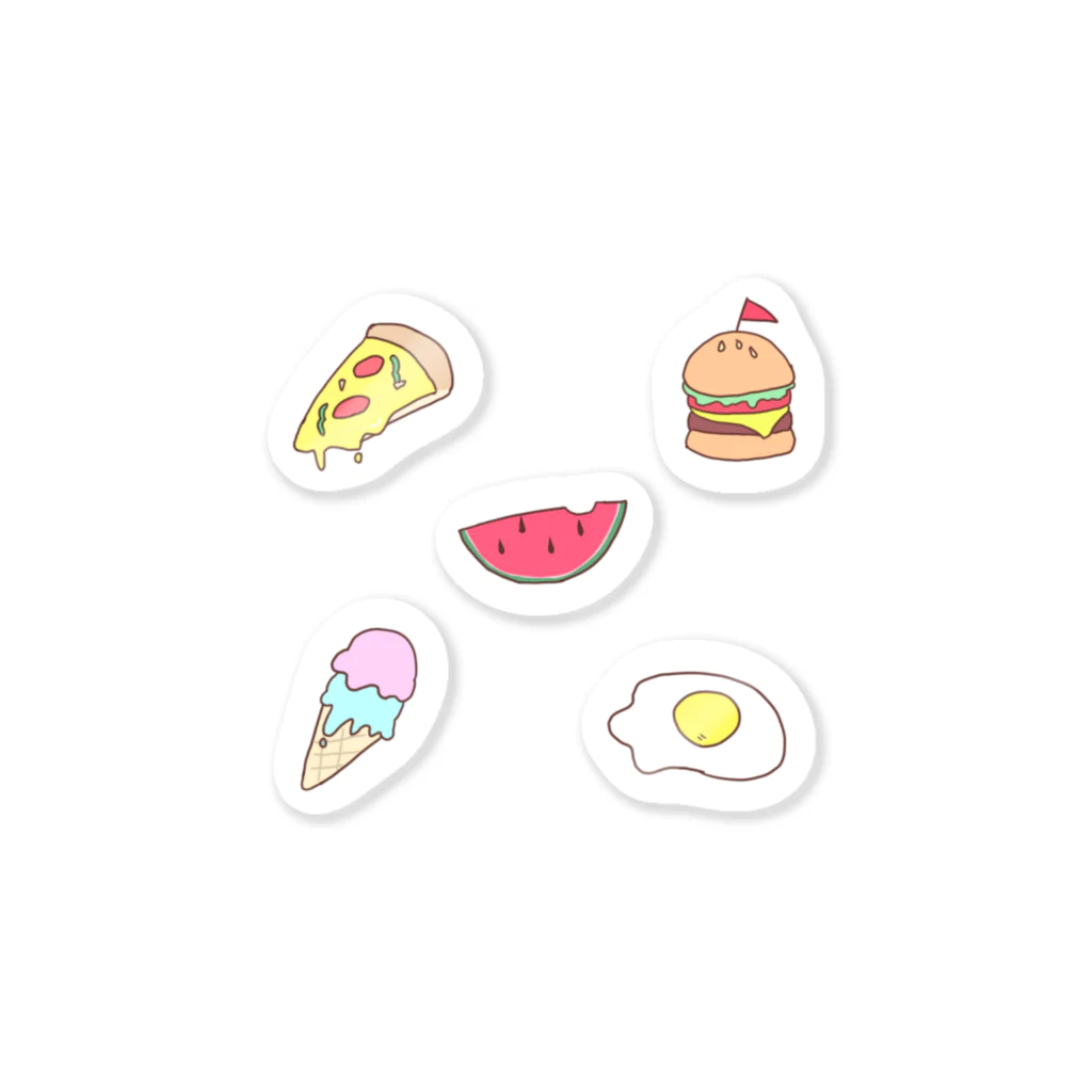 まみずのちいさい食べ物 Sticker