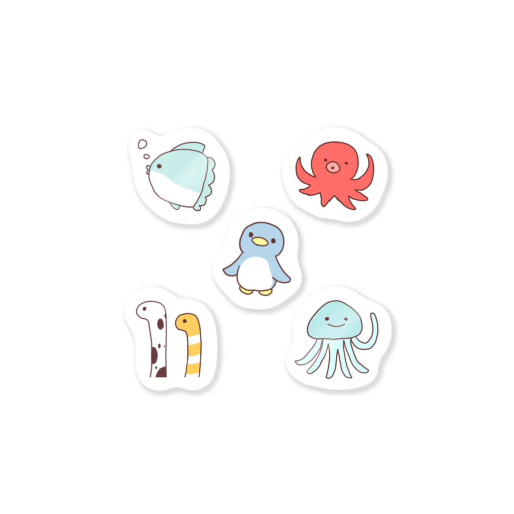 まみずの海の生き物 Sticker