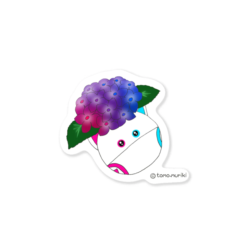 Cosmic TM colorsの紫陽花とソルナ Sticker