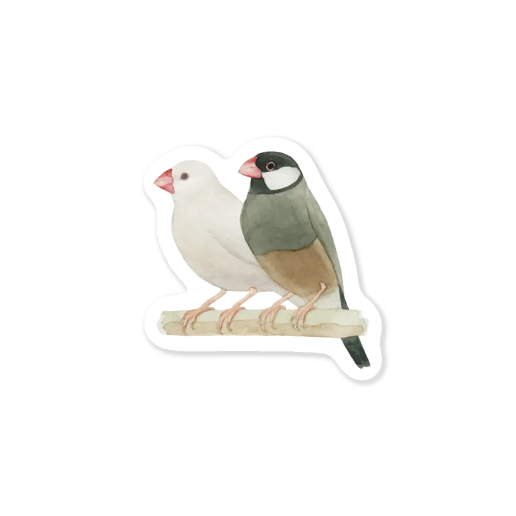 nebulianの文鳥のグッズ Sticker