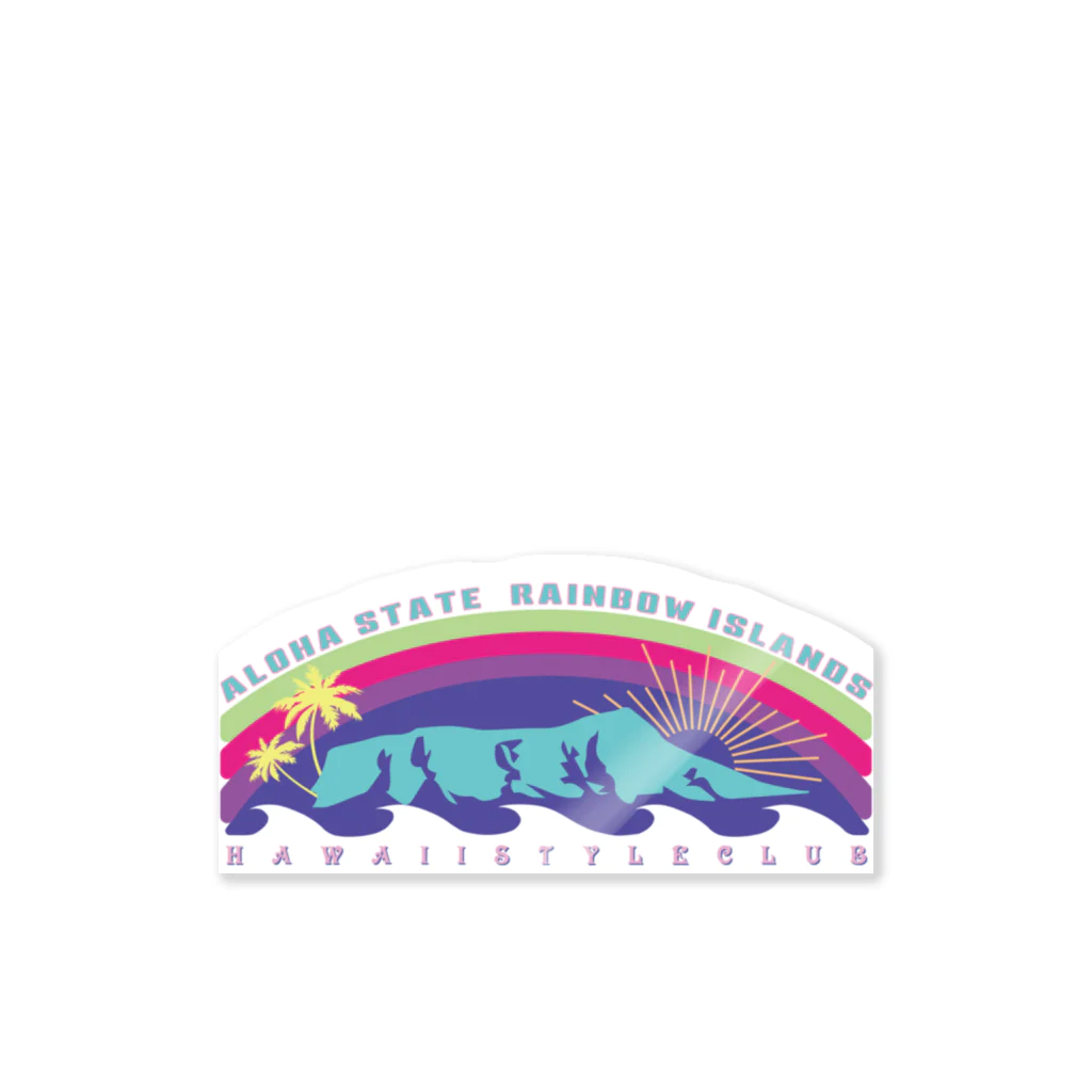 ハワイスタイルクラブのHawaiian monument Sticker