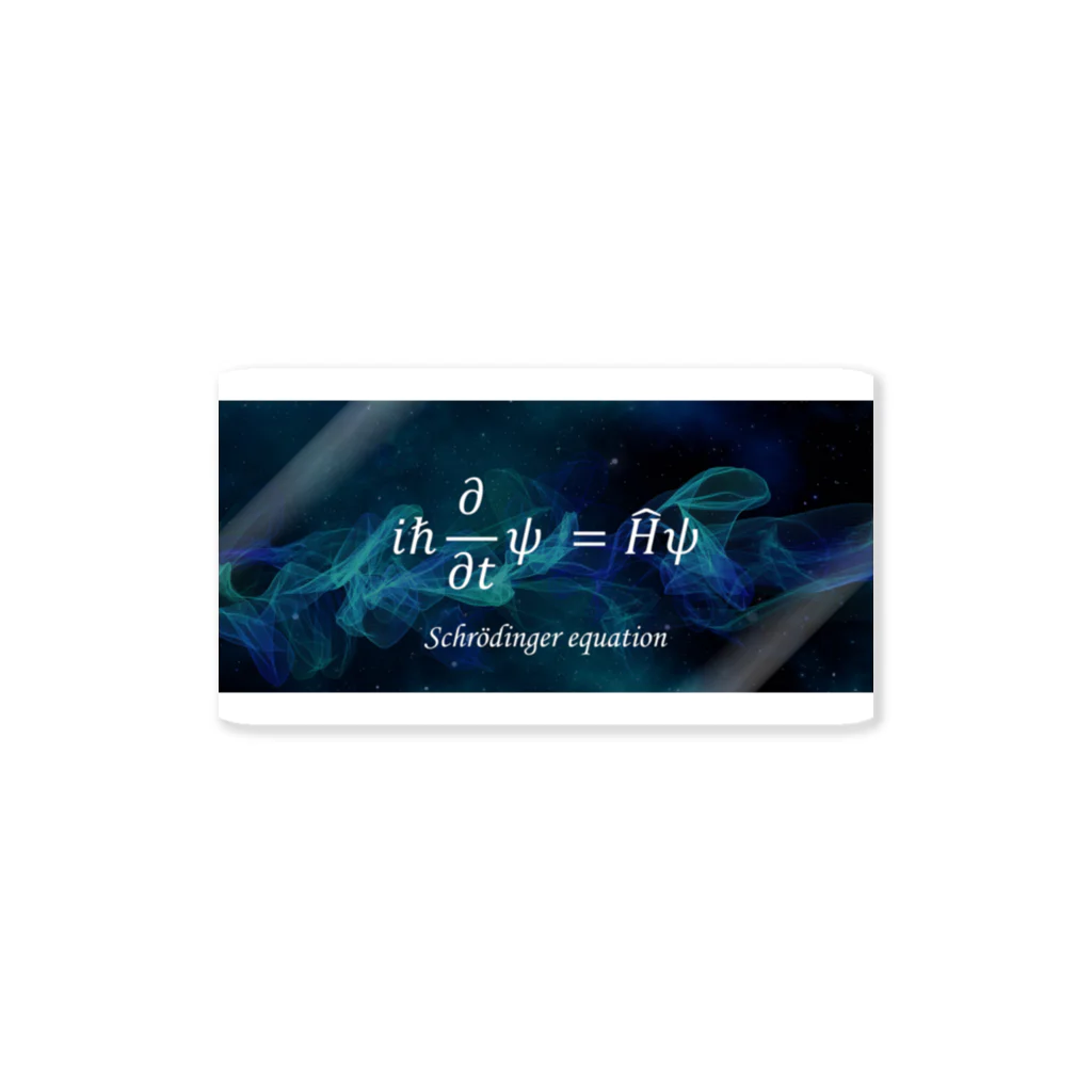 Silvervine PsychedeliqueのSchrödinger equation ステッカー