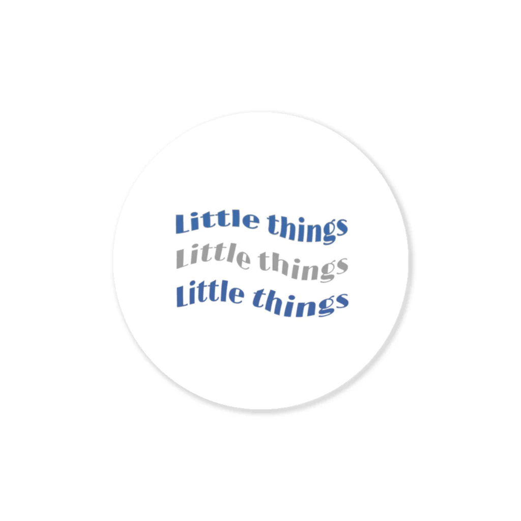 ave_leのLittle things  ステッカー