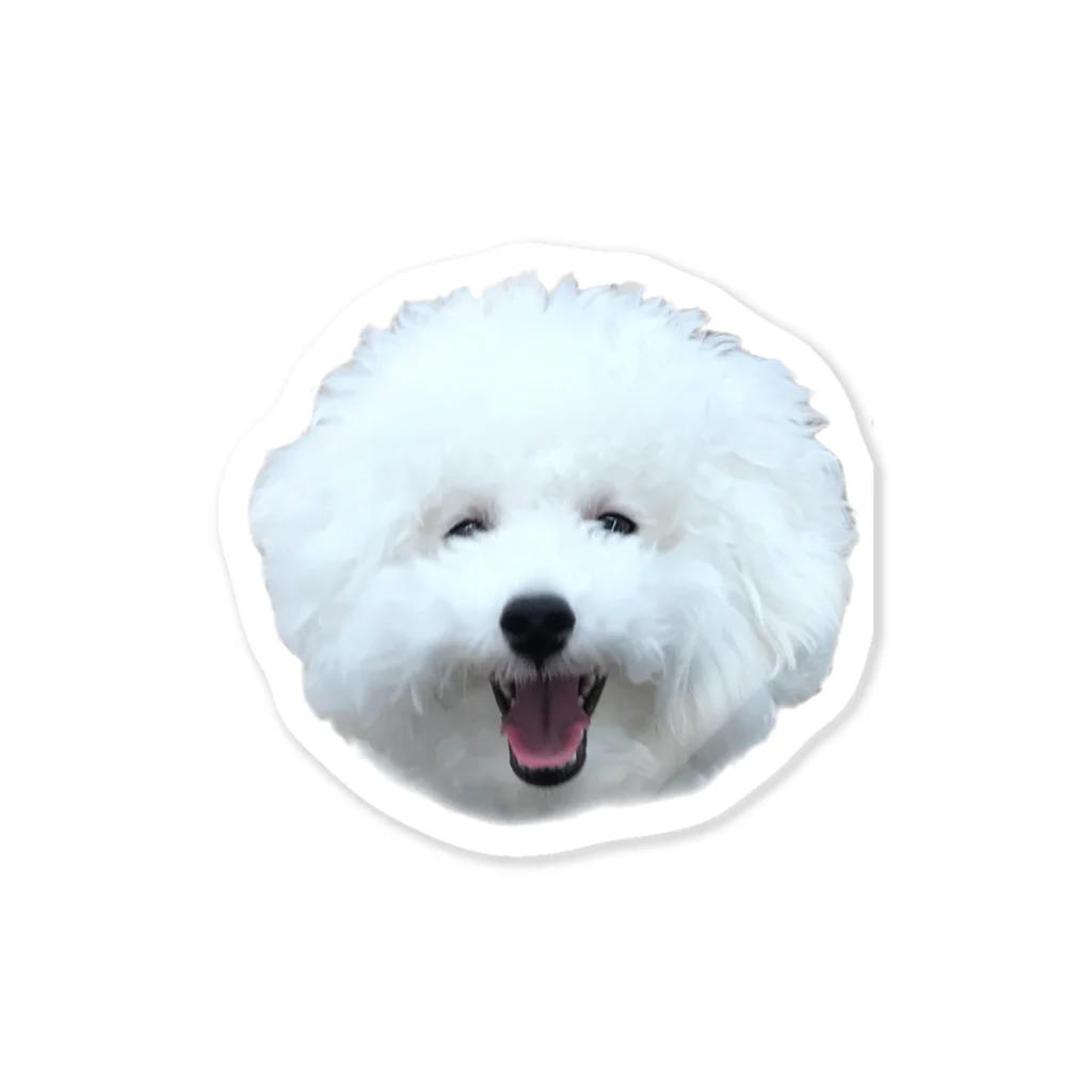 プーたまのにっこり犬 Sticker