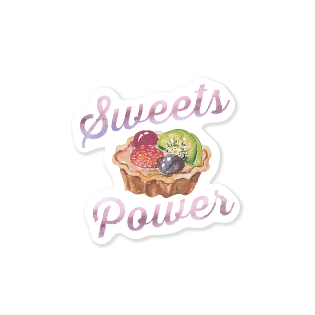 グラフィンのスウィーツパワー! Sweets Power9 フルーツタルト Sticker