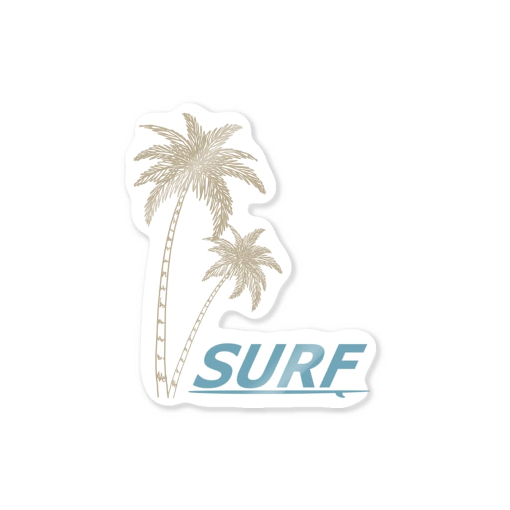 Surf ヤシの木 One Naacoのステッカー通販 Suzuri スズリ