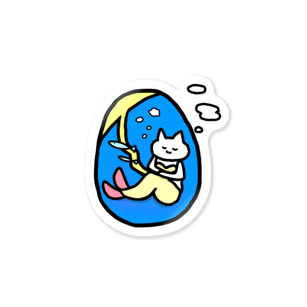 ゆるやかななにかのえびふらい Sticker