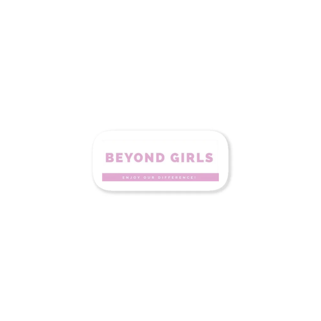 『ビヨンド ガールズ』 オリジナルグッズのBEYOND GIRLS ステッカー