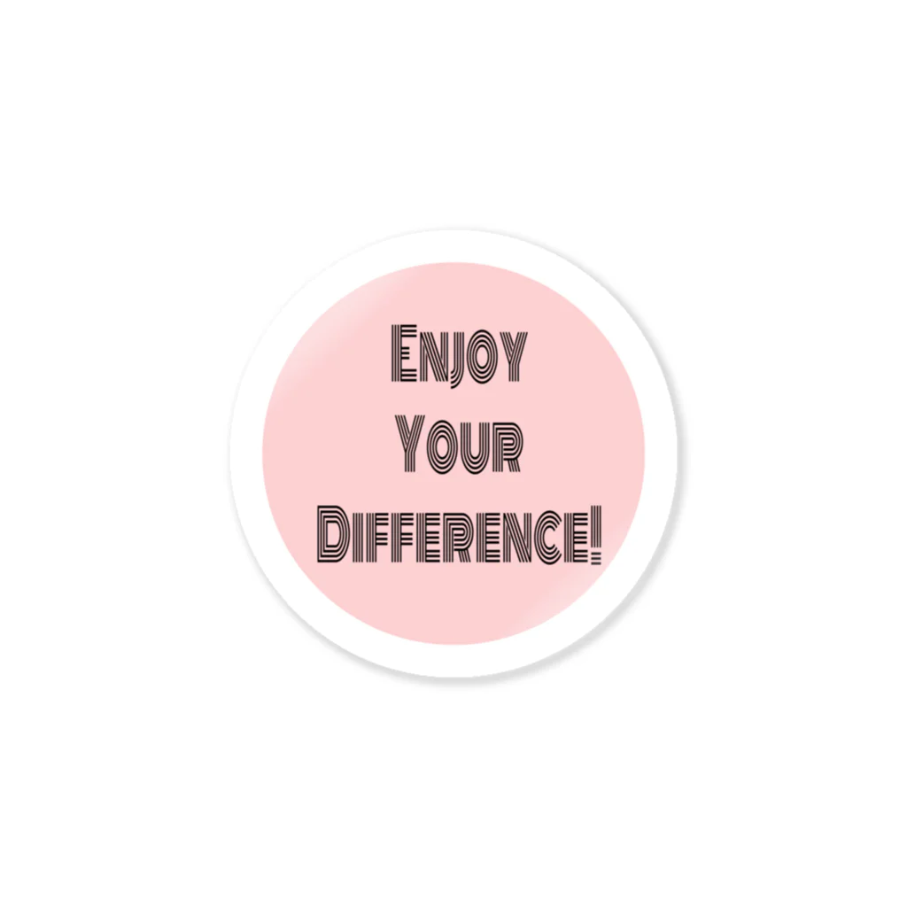 『ビヨンド ガールズ』 オリジナルグッズのEnjoy Your Difference! Sticker