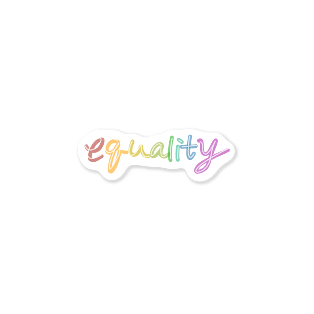 Risarisa's STOREのequality Sticker