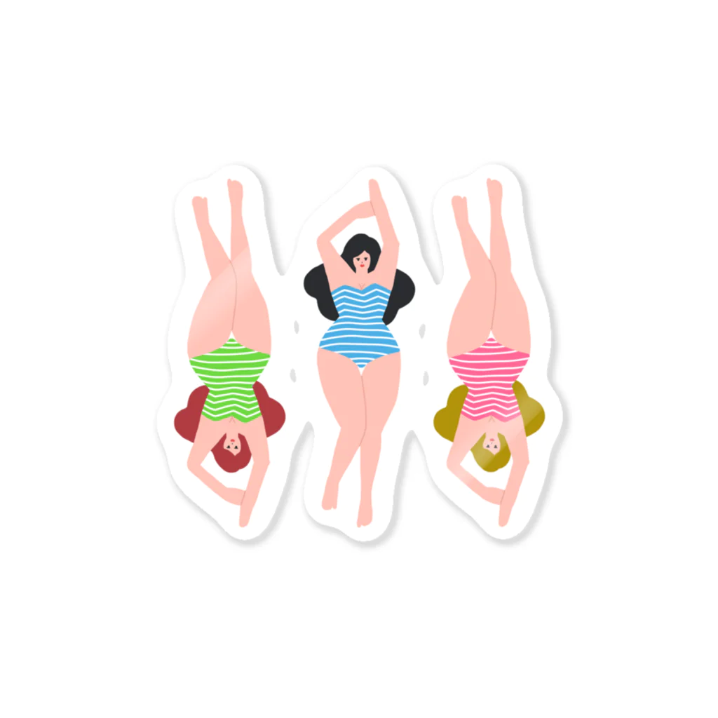 ムラムラのサマースイマー -GIRLS- Sticker