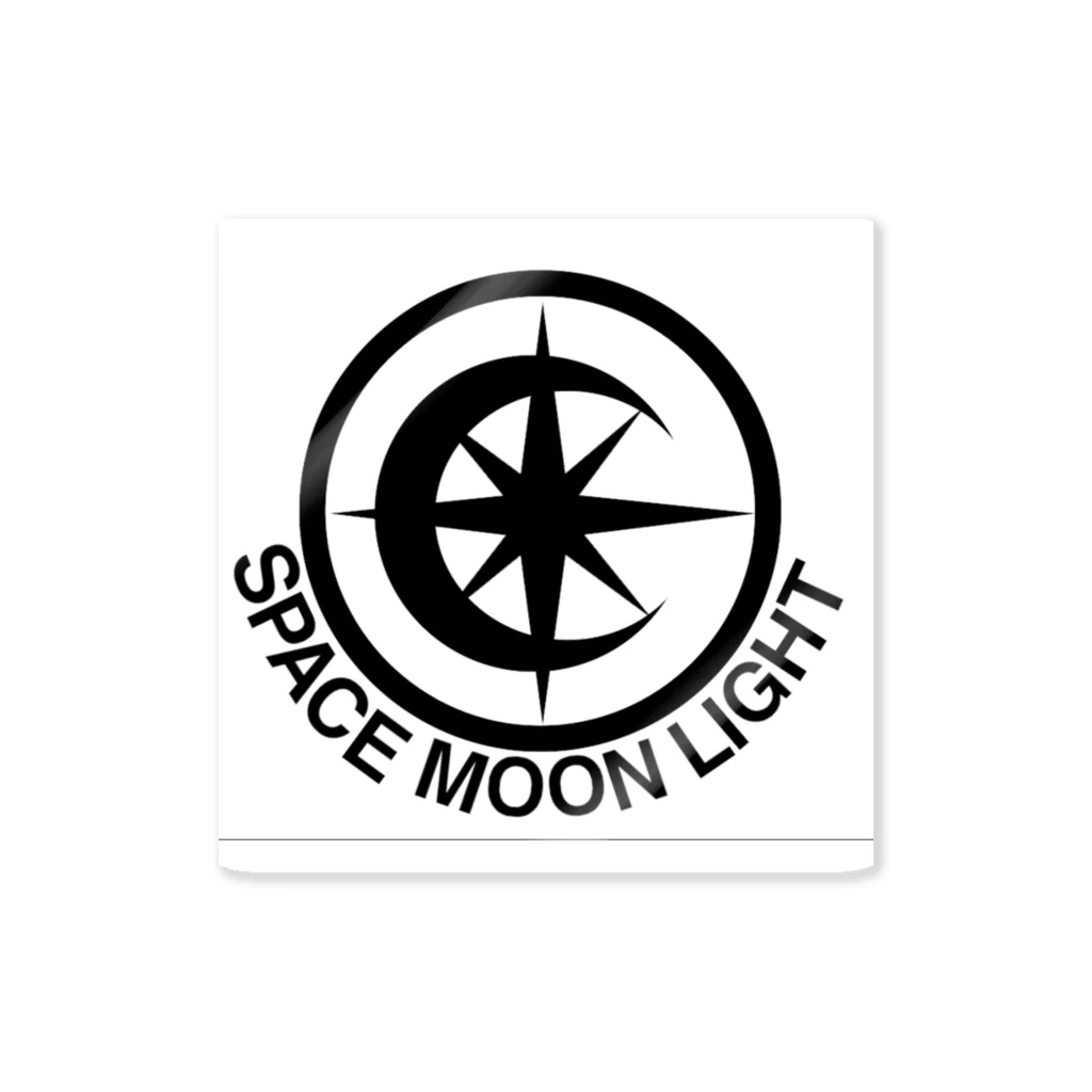 すぺーすMOON-LIGHTの引き寄せパワーアップ開運ロゴステッカー Sticker