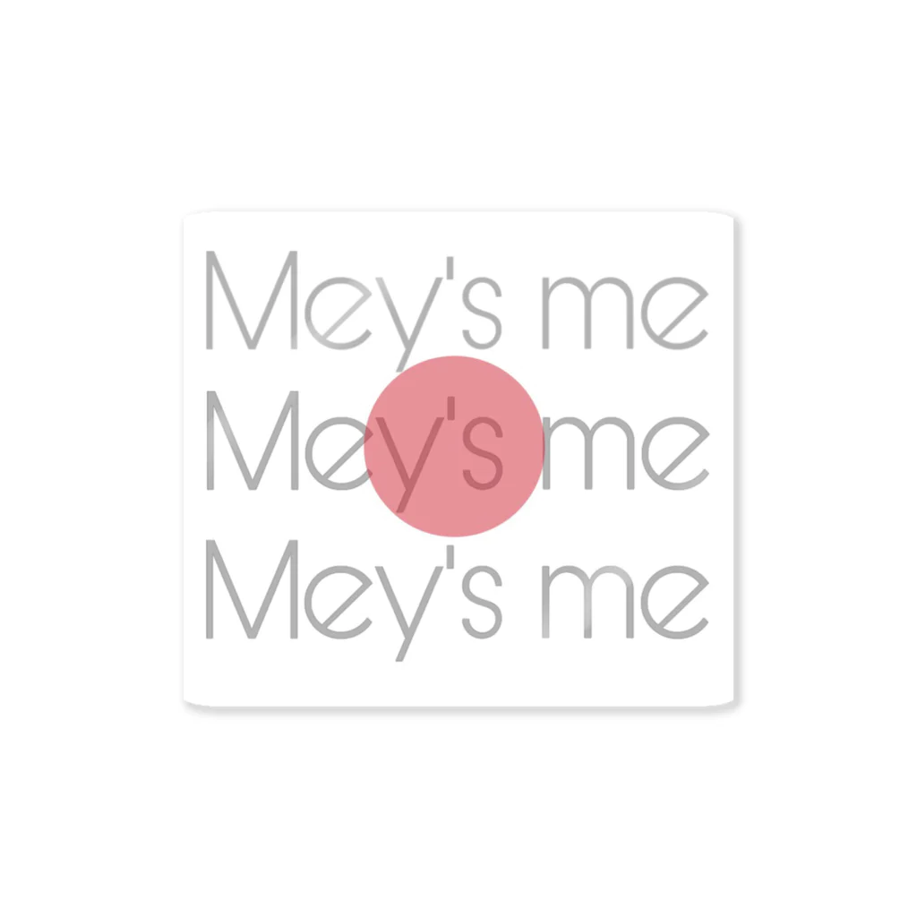 Mey's meのor logo T ステッカー