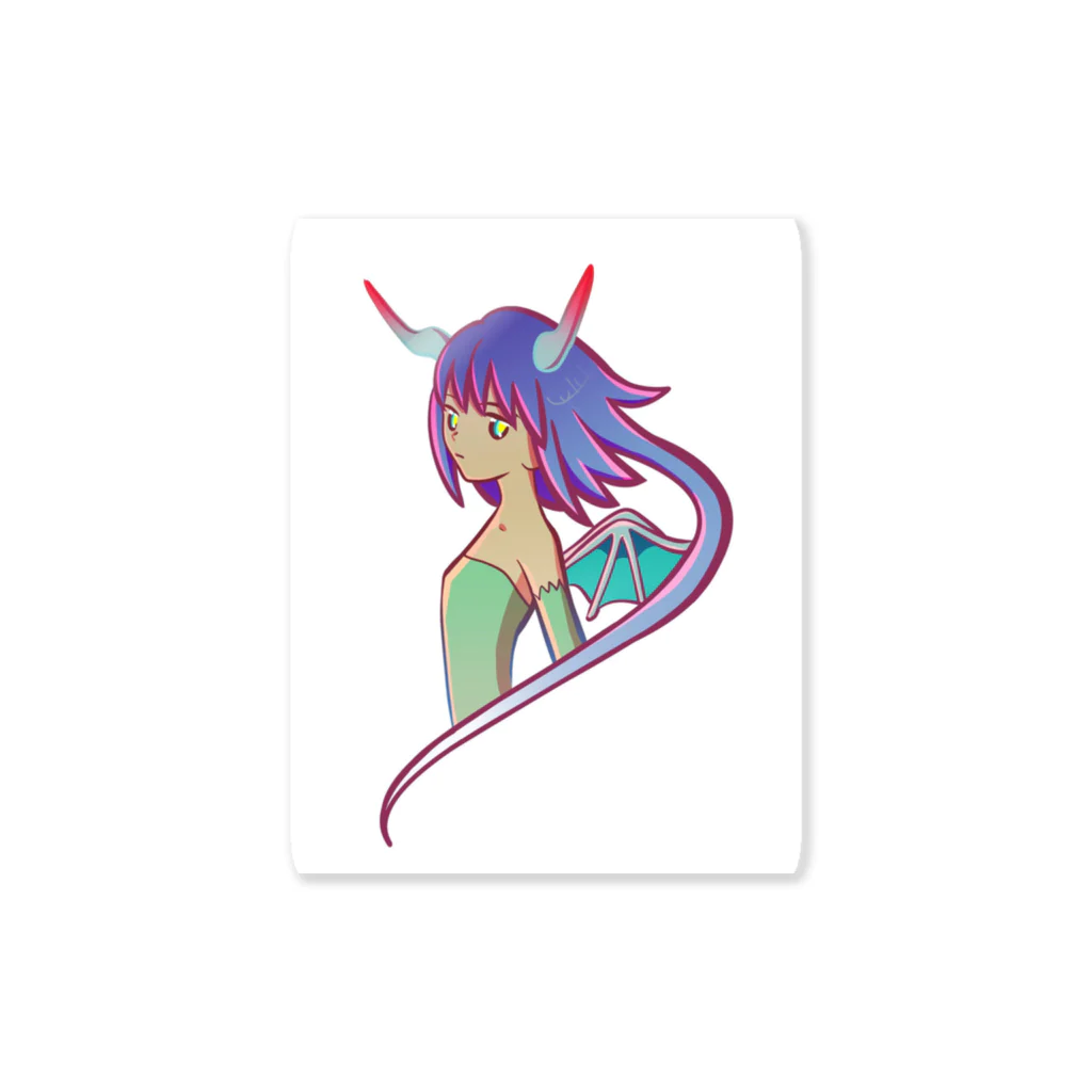 某れいあのドラゴンガール Sticker