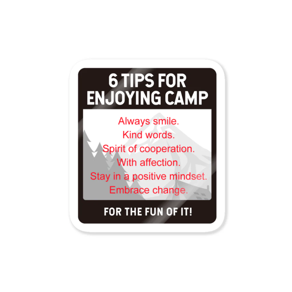 Too fool campers Shop!の6Tips ステッカー Sticker