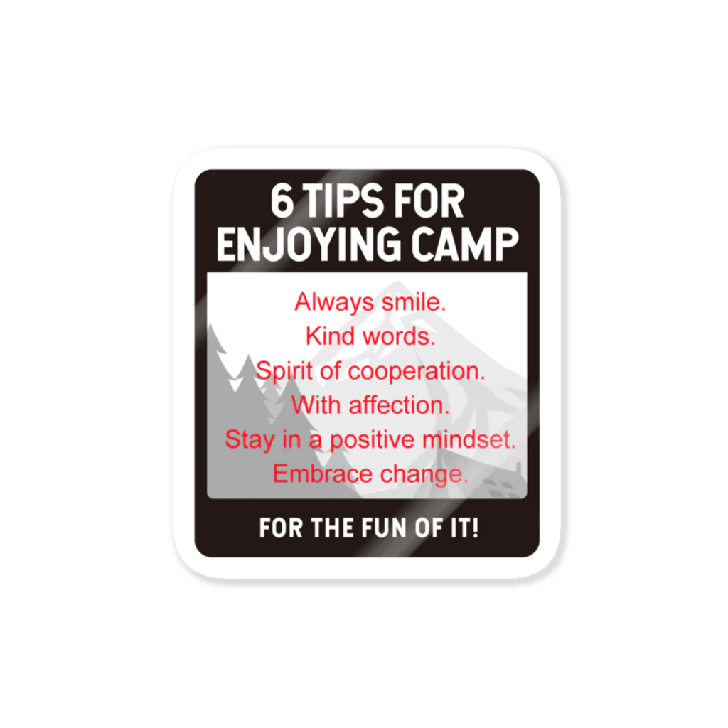 Too fool campers Shop!の6Tips ステッカー ステッカー