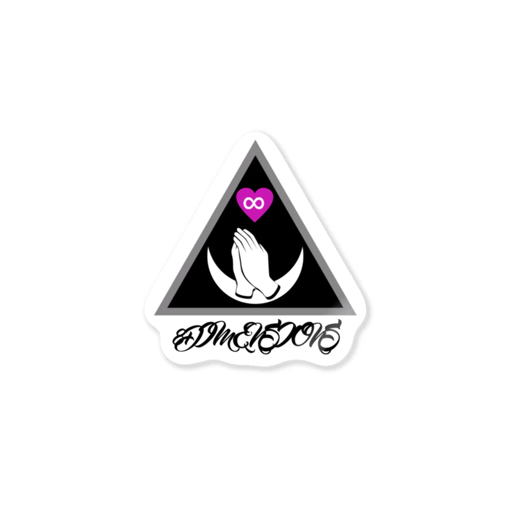 8DIMENSIONSの8DIMENSIONS   logo Sticker