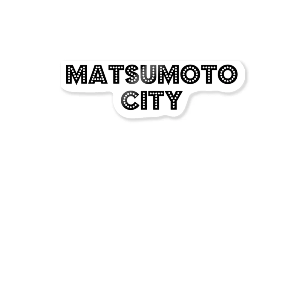 aubergのMATSUMOTO CITY ステッカー