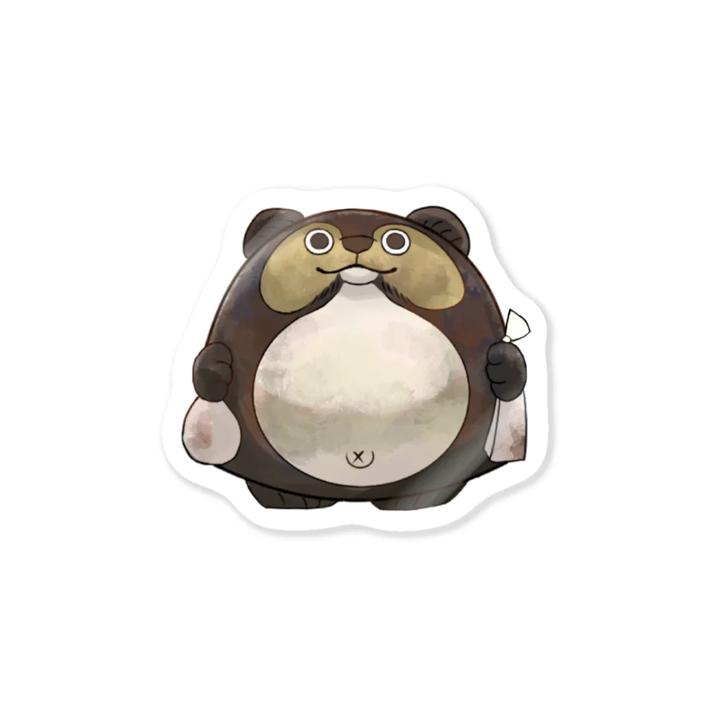 春の信楽焼のたぬきくん Sticker