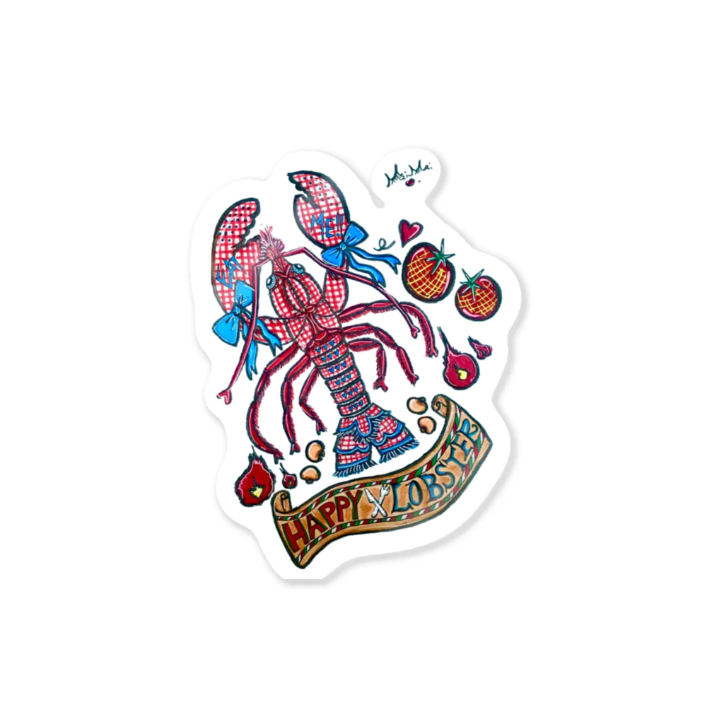 maimaice_creamのHappy Lobster Sticker
