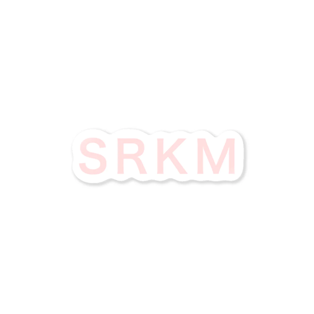 SRKMのＳＲＫＭ（pink logo ver.） ステッカー