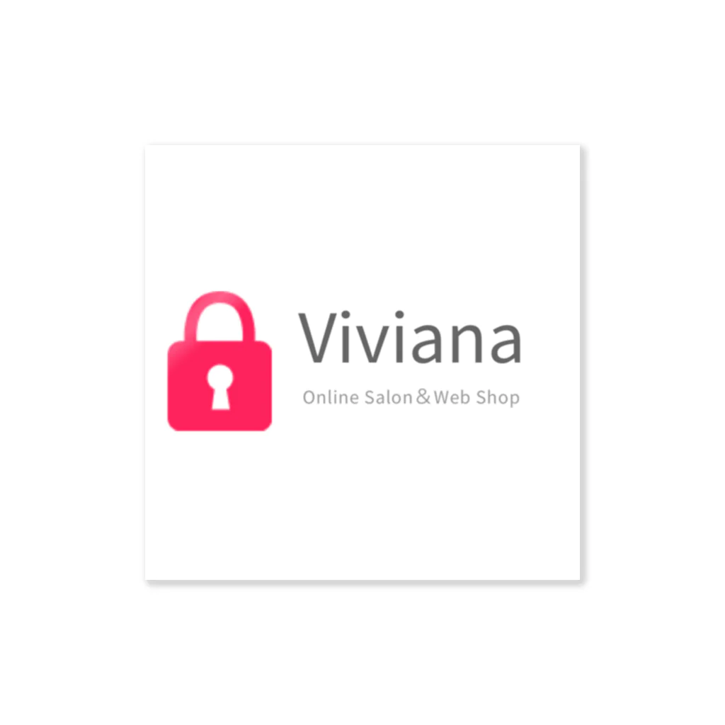 vivianaのviviana shop  logo ステッカー