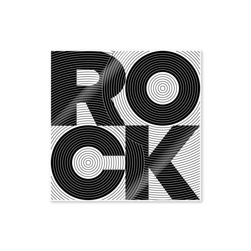 gemgemshopのROCK GROOVE Sticker