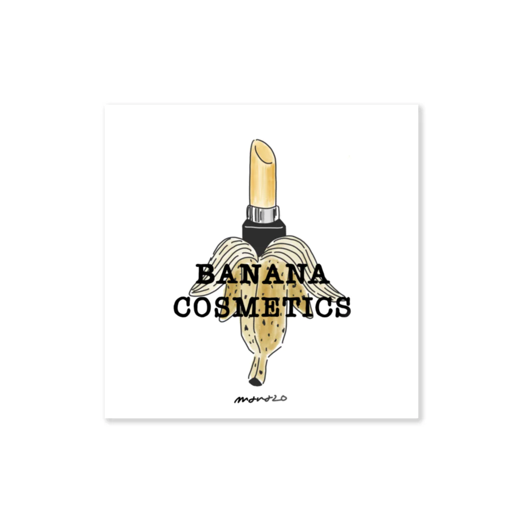 manazoのBANANA COSMETICS ステッカー