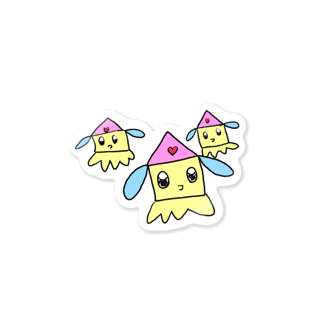 しりこの3びきのふれあいわんちゃんドリーム Sticker