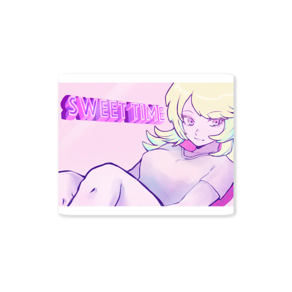 えんじゅのSWEET TIME ステッカー Sticker