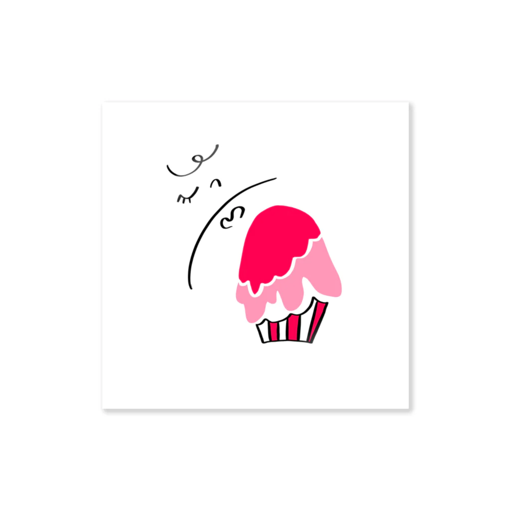 MSKの冷たいもん食べよ (イチゴ味) Sticker