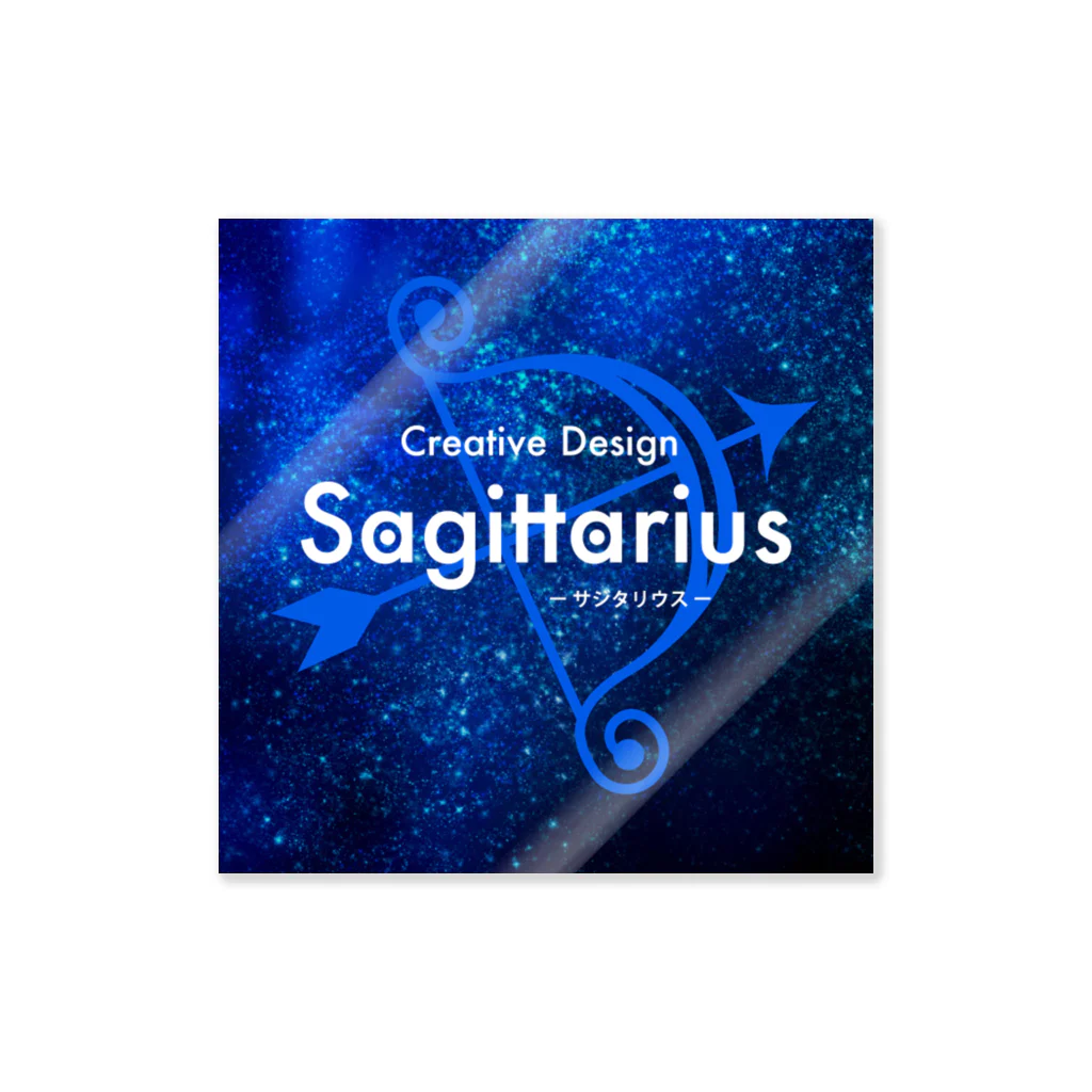 SAGITTARIUSのSagittarius LOGO ステッカー