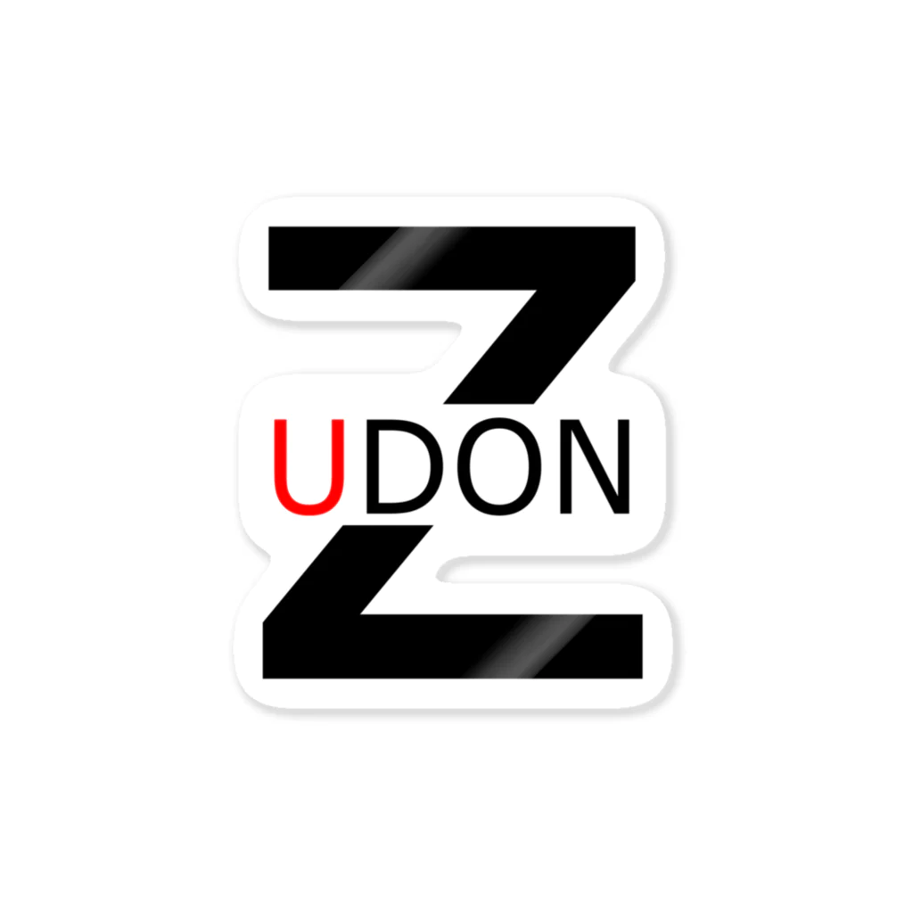 U2upのU2upZUDON Sticker