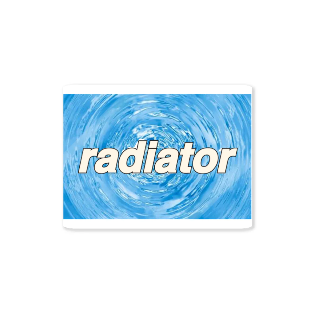 radiator18のラジ ステッカー