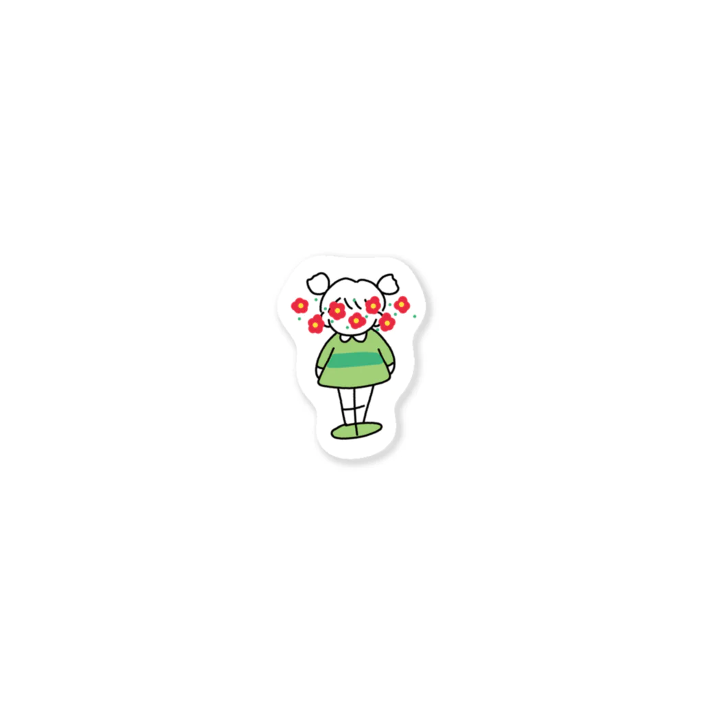 ちゃあのおなのこ Sticker