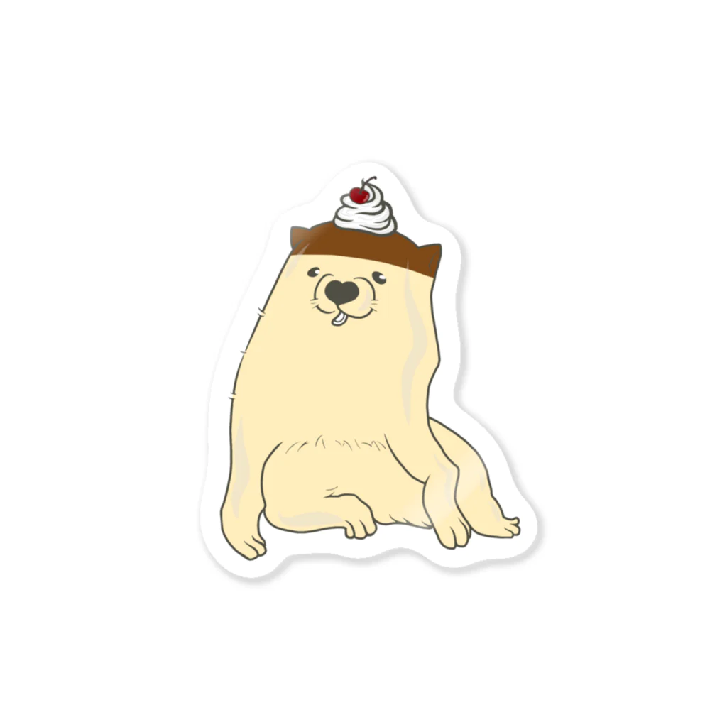 mugioのあの犬/プリン Sticker