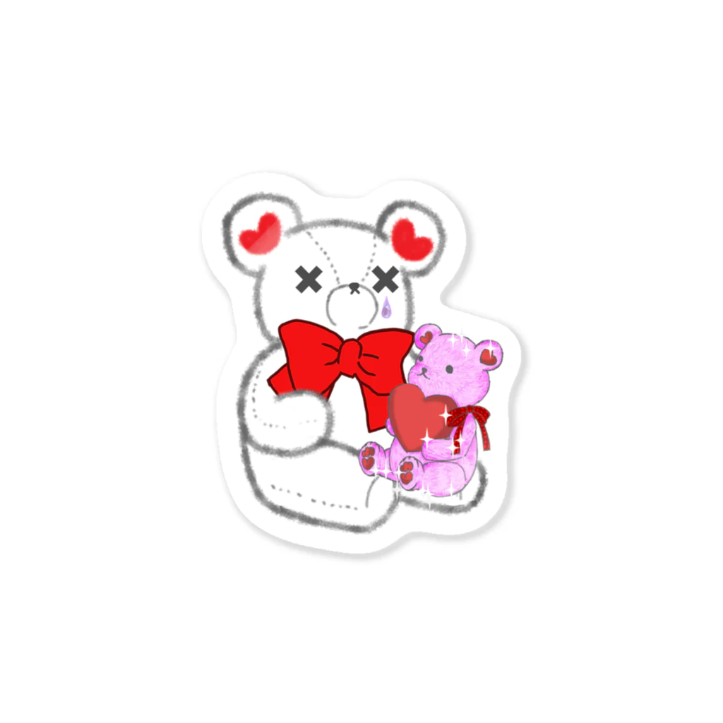 CEのSAKEくま Teddy Sticker