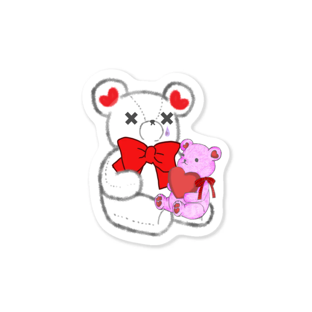 CEのSAKEくま Teddy  Sticker